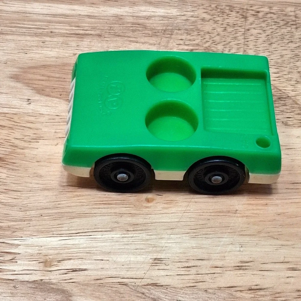 Fisher Price Little People Vehicle Lot Fire Truck Tractor Vintage Toy Cars